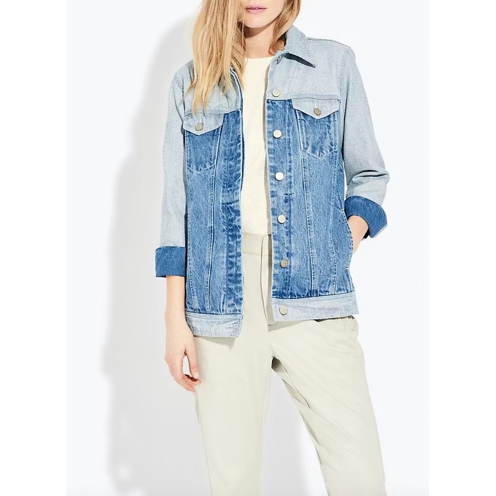 AYR ALL YEAR ROUND The Doublestar Mixed Denim Jean Jacket